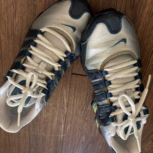 Nike Grey and Navy Blue shox sneakers Size 7